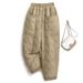 Women's Clothing Autumn/Winter New Plus Size Fashionable Loose Elastic Waist Down Cotton Casual Slim Pants Thickened Warm Down Pants Trendy_ecoleips.com
