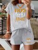 Women’s 2 Piece Outfit Set – Oversized Graphic T-Shirt And Biker Shorts Matching Set, Casual Summer Lounge Tracksuit For Daily Wear-351_ecoleips.com