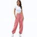 High Waisted Sweatshirt Women's Harem Sports Pants With Pockets 5 Sizes Available Casual Loose Fit Polyester_ecoleips.com
