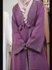 Hot Selling Ramadan Rhinestone Cardigan Islamic Dresses With Pockets Kebaya Muslim Kimono Abaya Dubai Modest Clothing Women Red_ecoleips.com