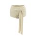 Women's Clothing Summer New Two Piece Design Lace Up Shorts For Women Hot Girls Low Waist Hip Wrapped Slim Casual Pants_ecoleips.com