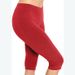 Women's Knee-Length Yoga Leggings – High-Waisted Tummy Control Capris With Butt-Lifting Fit (Plus Size Available)_ecoleips.com
