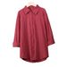 2026 Spring/Autumn Red Checkered Loose-Fitting Outerwear: Sun-Protective Thin Jacket With Versatile Design_ecoleips.com