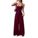 New Suspender Jumpsuit For Spring And Autumn 2025, Casual And Comfortable, Suitable For Daily Wear During Travel And Vacation_ecoleips.com