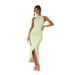 "Luxury Halter Neck Long Dress – Slim Fit Summer Maxi Dress For Women In Black & Emerald Green"_ecoleips.com