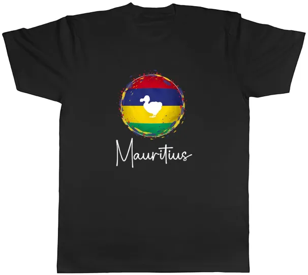 Women's T-Shirts Mauritius Flag Colour Country Mens Unisex T-Shirt Tee Gift_ecoleips.com