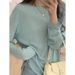 Autumn Thin Round Neck Bottoming Shirt Long Sleeve T-Shirt Women's Summer Loose Sunscreen Blouse T-Shirt Jacket Wholesal_ecoleips.com