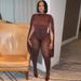 Fashion Women's Solid Color Tie Up Patchwork Jumpsuit Sleeveless One Shoulder Bodysuit_ecoleips.com