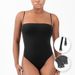Women's Clothing Suspenders Tube Top V Crotch High Elastic Breathable Comfortable Fitness Casual Sexy Jumpsuit_ecoleips.com