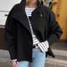 Women's Elegant Stand Collar Button Long Sleeve Woolen Coat Autumn/Winter New Clothing_ecoleips.com