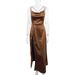 Women's New Sexy Slit Slim Fit Backless Fashionable Suspender Dress, Long Skirt_ecoleips.com
