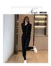 Women's Premium Casual Tracksuit Set – Slim Fit Long Sleeve Top & Pants | Korean Minimalist Style | Stretch Polyester (M-4XL)_ecoleips.com