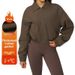 Women's Windproof Warm Sports Top Zip Up Outdoor Hiking Running Jacket Loose Fitting Autumn Winter_ecoleips.com