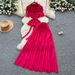 Women's Clothing Two Piece Set Women's Lace Up Waist Tassel Style Top High Waisted Skirt Stylish Clothing For Formal & Casual For Women_ecoleips.com