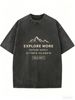 Vintage Urban Oversized T-Shirt, Unisex Washed Casual Streetwear Top For Modern Daily Outfits_ecoleips.com
