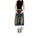 Women’s Vintage Loose Wide-Leg Denim Capri Pants – High Waist, Slimming Straight Fit, Retro 7/10 Length (S-4XL)_ecoleips.com
