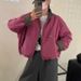 girl 2025 Autumn Winter New Stand Collar Jacket For Women Korean Style Unique Design Solid Color Versatile Fashionable Cotton_ecoleips.com