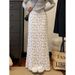 K Large Lace Floral Skirt New High Waisted And Flowing Fishtail Skirt, Fat Covering Belly And Slimming Skirt_ecoleips.com