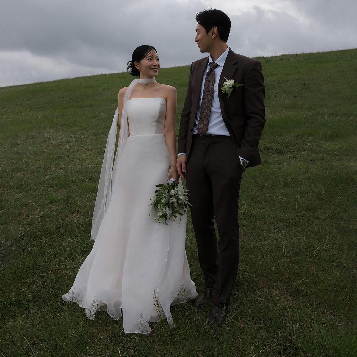 Women's Clothing Strapless Light Wedding Dress Mori Girl Organza Satin Simple High End For Travel Photography Studio Photoshoots Party Wear_ecoleips.com