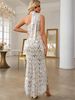 Sexy Backless Sequin Evening Dress For Women, Elegant Mermaid Tail Party Gown With Slit Shoulder Design, Long Formal Dress For Prom_ecoleips.com