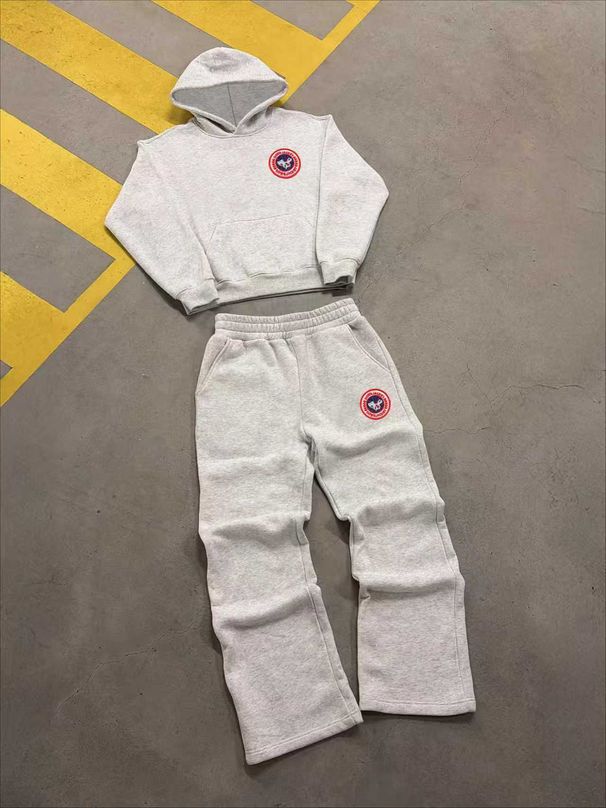Retro Sportswear Street Style Trendy Y2k American Trendy Casual Harajuku Street Style Hooded Couple Sweatshirt Set_ecoleips.com