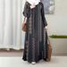 Elegant Ethnic Print Maxi Dress With Flowy Silhouette - Versatile Plus Size Boho Chic Dress For Women_ecoleips.com