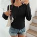 European And American Y2K Hot Girl Sexy Round Neck Casual Versatile Solid Color Long Sleeve T-Shirt Women's Clothing_ecoleips.com