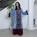 Modest Abaya Dress/Muslim Dress Women Luxury Velvet Abaya With Rhinestone Embroidery – Elegant Long Sleeve Dress For Muslim Women, Modest & Stylish_ecoleips.com