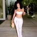 European American Foreign Trade 2026 New Women's Fashion Sexy Lace-up Tank Top And Street Style Tie-up Long Pants_ecoleips.com