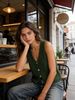 Women's Casual V-Neck Knit Vest, Sleeveless Button-Up Sweater Tank, 8 Colors Available_ecoleips.com