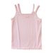 Summer Children's Sweet Bow Girls, Comfortable Wood Fiber Camisole For Girls_ecoleips.com