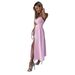 Women’s Clothing Fashion Deep V Hollow Out Large Hem Split Sling Dress Dress_ecoleips.com