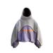 Women's American Trendy Casual Streetwear Hoodie Color Blocking Lettering And Foam Print Wholesale_ecoleips.com