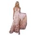 Women's Elegant Temperament Printed Dress Slim Fit Swing Long Suspender Holiday Dress for Spring And Summer Hot Sale_ecoleips.com