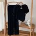 Women's Clothing Short Sleeved For Women Wide Leg Pants Two Piece Suit_ecoleips.com