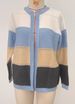 Women's Clothing Oversized Color-Block Cardigan – Breathable Acrylic Knit, Long-Sleeve Open Front Sweater For Women (Light Blue, XXS-XXL)_ecoleips.com