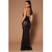 European And American Fashion New Sexy Backless Nightclub Party Dress Hot Rhinestone Sequin Sheer Gown For Women_ecoleips.com