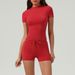 Women's Clothing Yoga Sports Suit Wide Leg Pants Slim Suspenders Leisure Yoga Fitness Suit_ecoleips.com