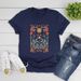Boho Wildflowers Tshirt Boho Flowers T Shirt Women Short Sleeve T-shirts Vintage Casual Tops Floral Nature Tee Women Clothing_ecoleips.com