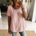 Spring/Summer Women's Solid Color Top With Lace Trim Hollow Out Fashion Short Sleeve New Arrival Wish_ecoleips.com