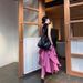 This Year's Trend: Elegant Stylish Goddess Style, Irregular Top And High-End Dress Set For Summer_ecoleips.com