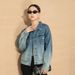 Women's Denim Autumn New Versatile Petite Loose BF Lazy Casual Jacket Trend_ecoleips.com