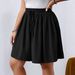Women's plus Size Solid Color Shorts Versatile Fashionable Summer Clothing European And American Style 2026 in Stock Six Colors_ecoleips.com
