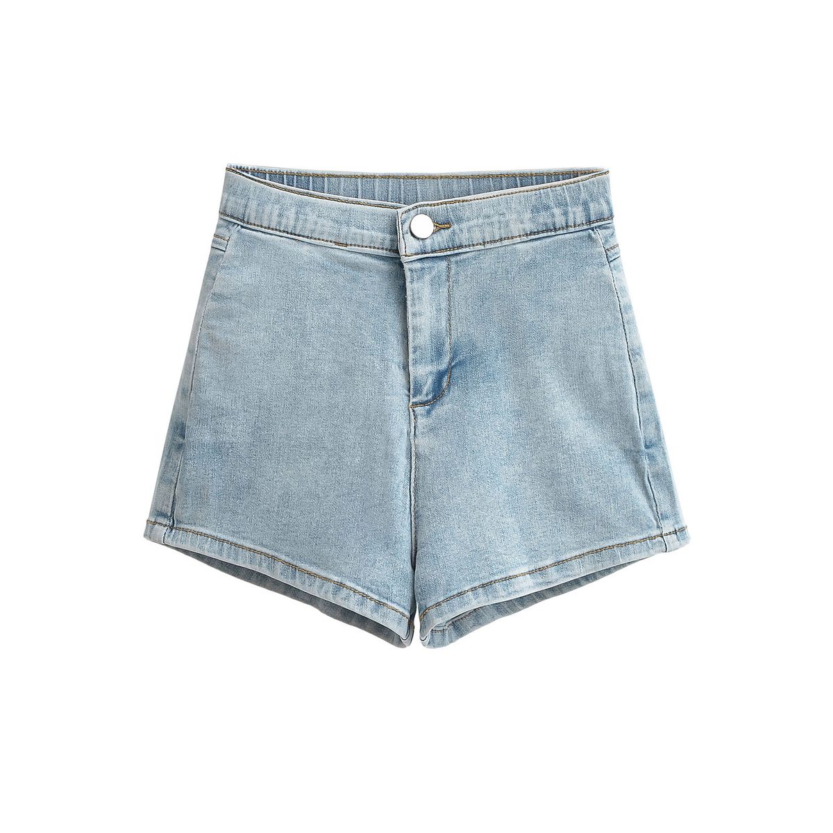 2025s Spicy Girl Hip-Hugging Denim Shorts For Women 2025 Summer New Style With Built-in Hip Pads, Butt-Lifting Sexy Slimming_ecoleips.com