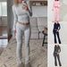 DiYun European And American Women's Clothing 2025 Spring/Summer Foreign Trade Casual Solid Color_ecoleips.com