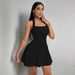 Women Sexy Halter Neck Backless A Line Short Dress Summer Party Night Out Bodycon Mini Dress For Women_ecoleips.com