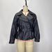 "Designer Cropped PU Leather Jacket For Women Retro Notch Lapel With Adjustable Belt, Wrinkle-Resistant Faux Leather Coat Street Style Essential_ecoleips.com