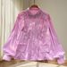 Women's Clothing Design Sense Niche Chic Tops Super Fairy Retro Gentle Palace Style First Love Temperament Chiffon Shirt_ecoleips.com