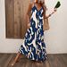 Women's Clothing Women's Sexy Printed Sleeveless Suspender Dress Fashion Casual Spring/Summer For Formal & Casual For Women_ecoleips.com