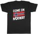 Women's T-Shirts Come On Norway Supporter Football Fan Mens T-Shirt Tee Gift Top_ecoleips.com